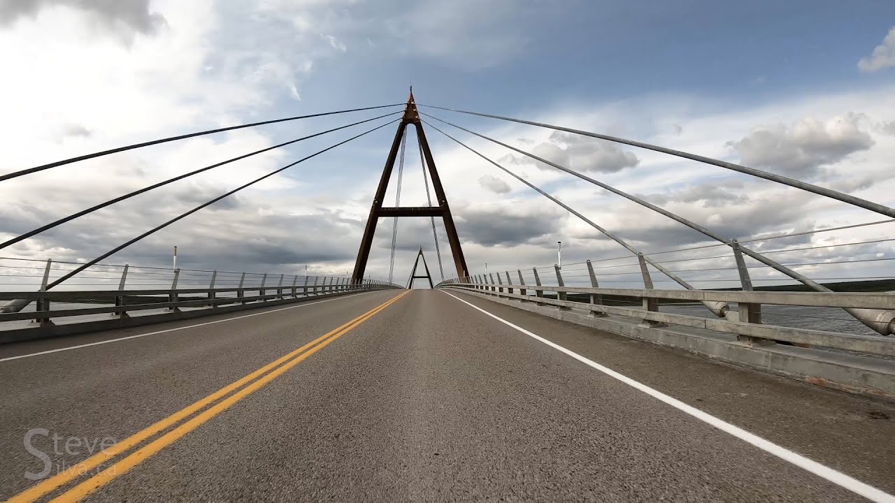 Crossing the Deh Cho Bridge