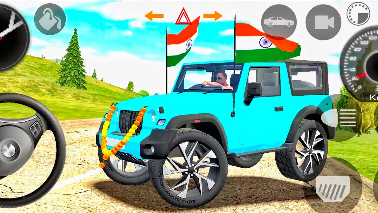 Modified Mahindra Thar😈Games:Indian Blue Thar (Gadi Wala Games) Car Game Android Game - #2026