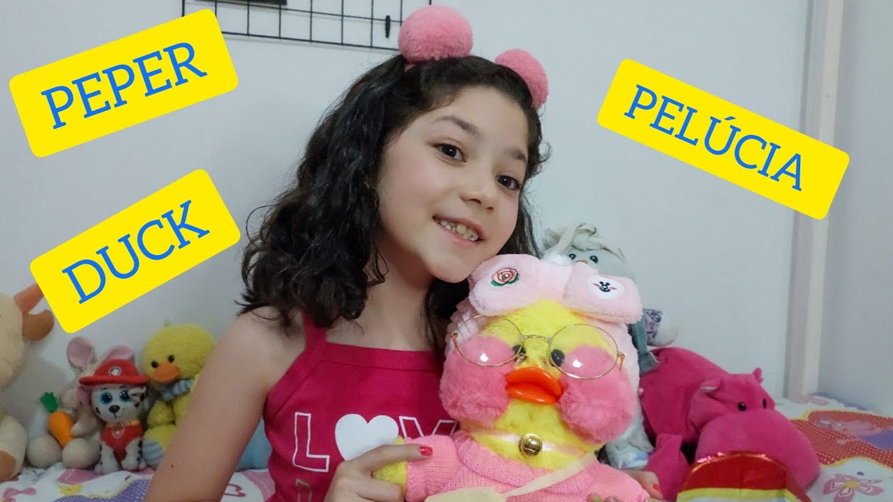 ABRINDO E MOSTRANDO MINHA PEPER DUCK (PELÚCIA) E ACESSÓRIOS  #peperduck #pelucias