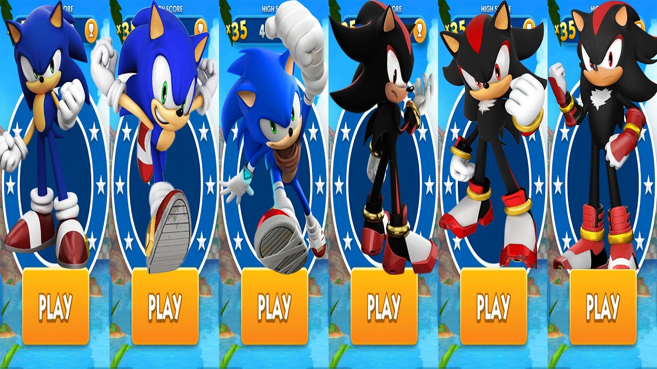 SONIC vs SHADOW: The Ultimate Race in 3 Different Games! (Forces, Dash, Boom)