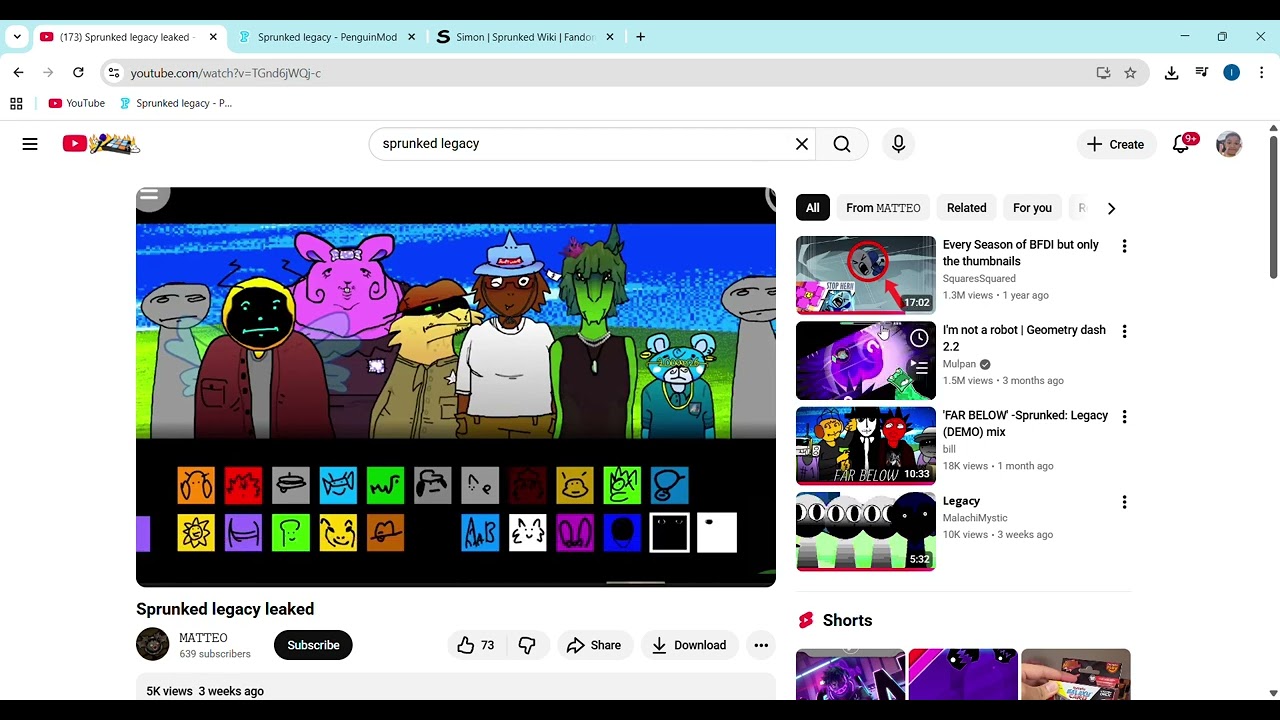 Sprunked legacy horror leak and sound
