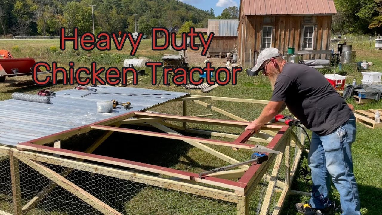 How to Make a Chicken Tractor for Broilers/Extreme WEATHER Edition