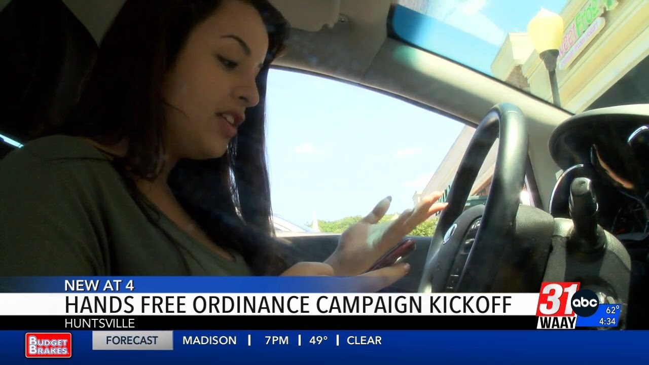 Don’t forget! Huntsville’s hands-free ordinance for drivers begins Jan. 1