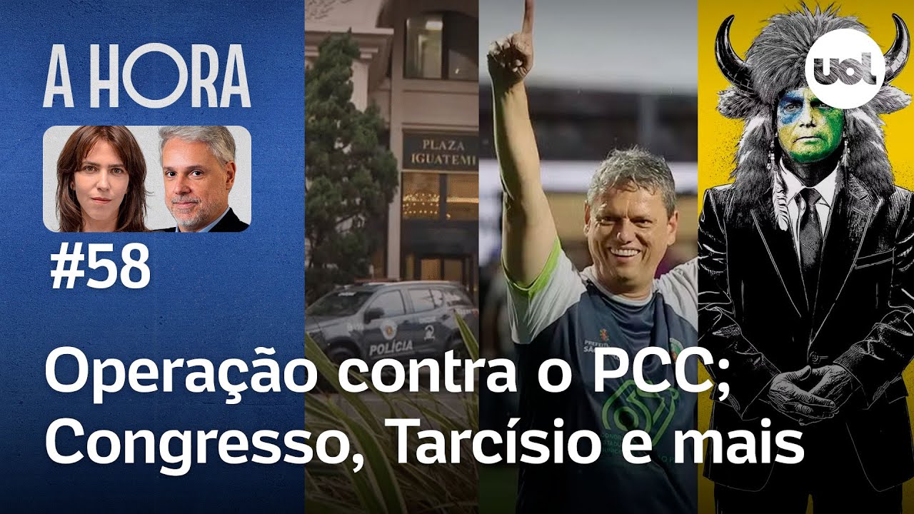 Operação da PF contra o PCC; Brasil na The Economist, Tarcísio e mais | A Hora com Toledo e Bilenky