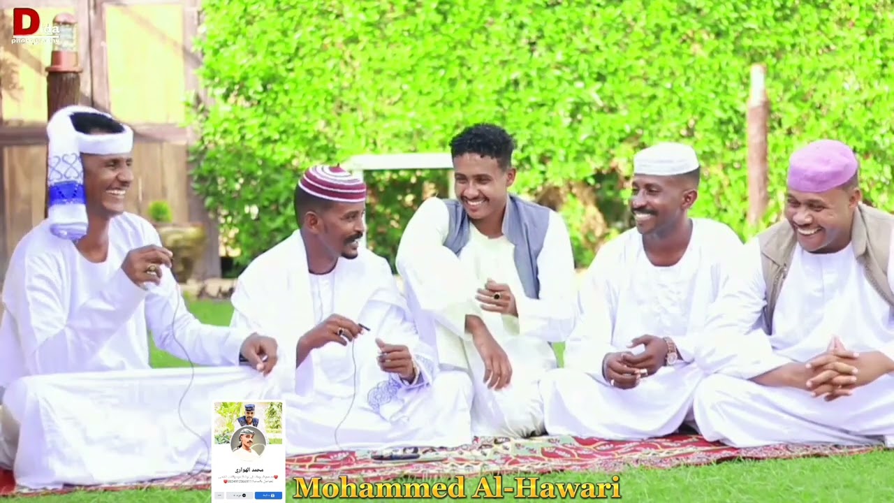 جلسه بين فنان مبدع وشاعر متميز  بله ود الاشبه و محمد الطيب بابكر