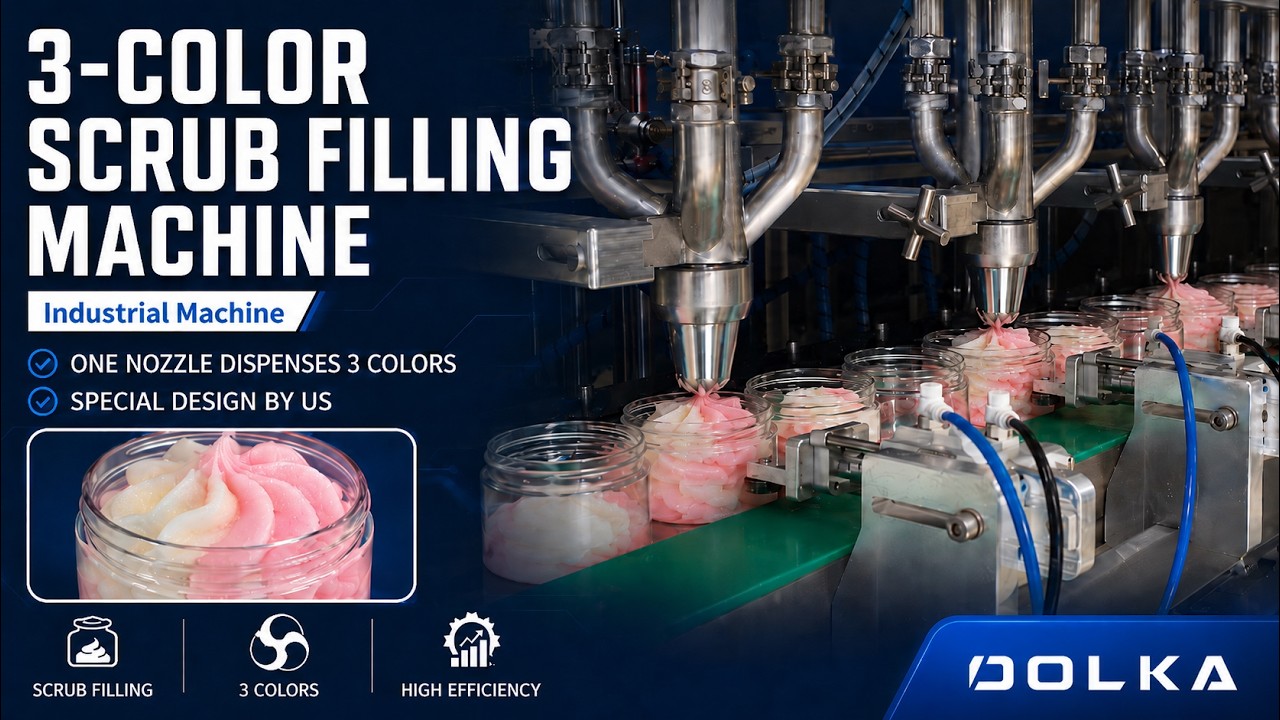 4 Renk Peeling Dolum Makinesi (50ml-500ml) 4 Color Peeling Filling Machine