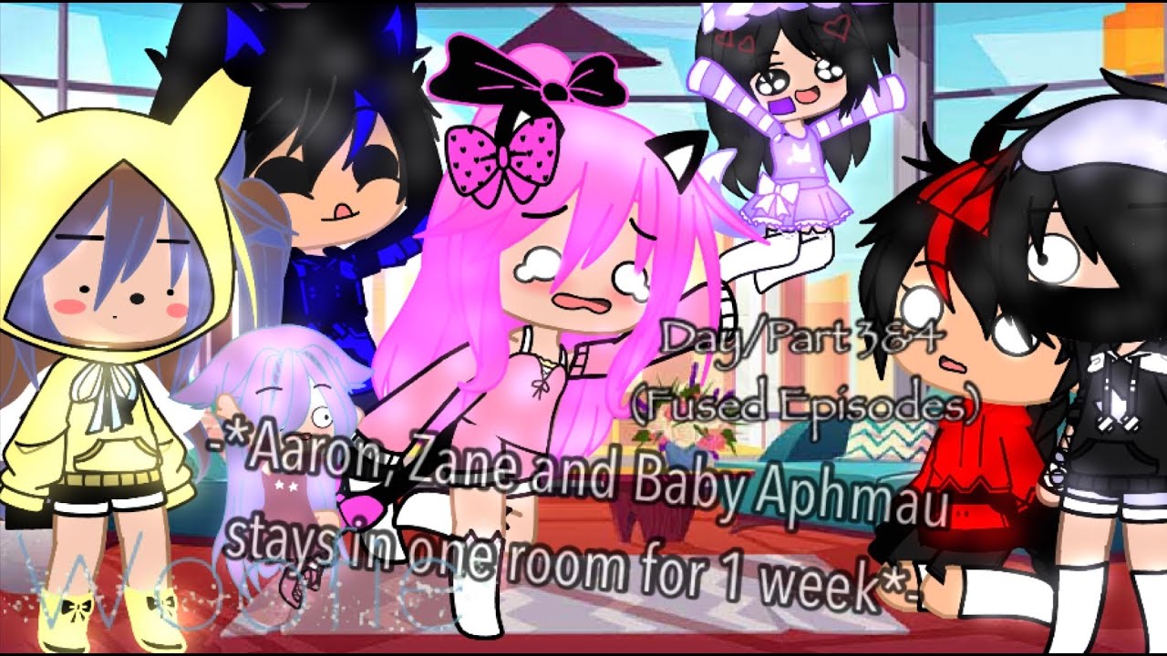 Aaron, Zane and Baby Aphmau stays in one room for 1 week II Day 3 & 4 (Fused Episodes) Ft. Ein & KC