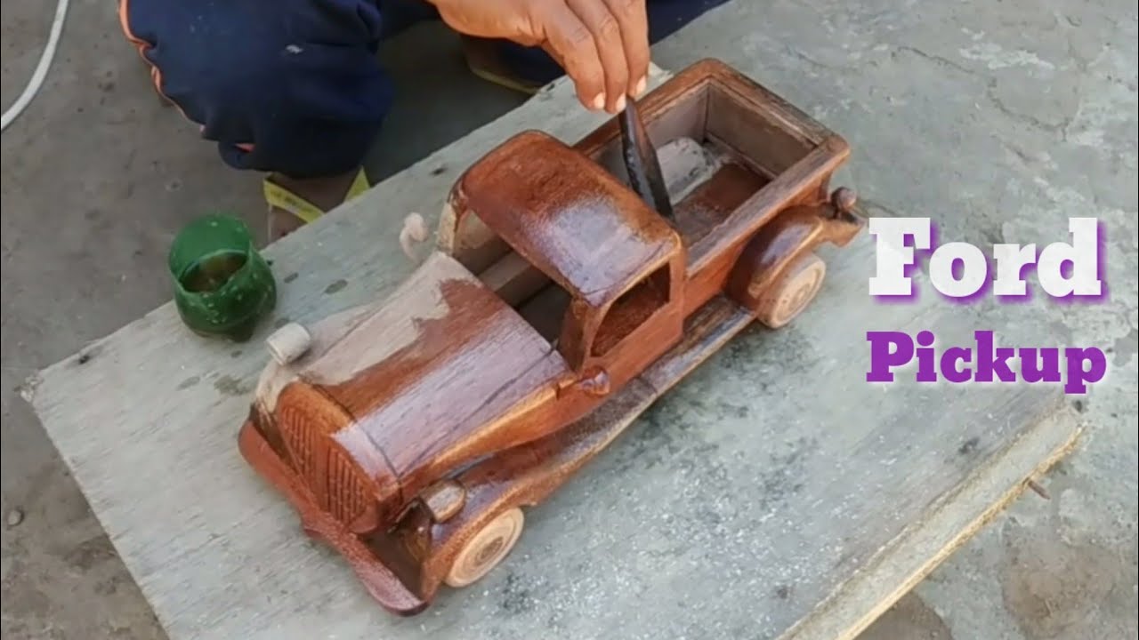 Cara Membuat Miniatur Mobil Ford Pickup Dari Kayu - ZJTR