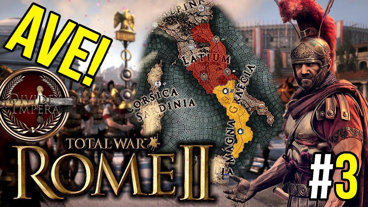 Atak KARTAGINY🏛️ *KAMPANIA RZYMEM* | Total War: ROME 2 - Divide et Impera | #3