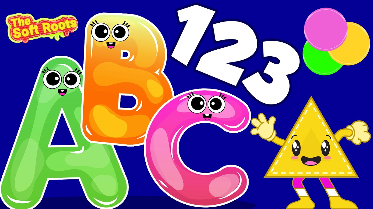 Preschool Learning activities for 3 year olds at home | Learn ABC Phonics Shapes Numbers Colors 🌈
