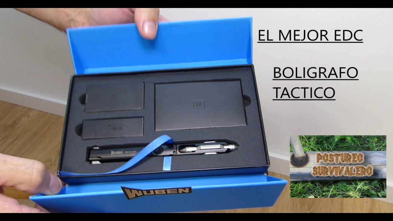 EL MEJOR EDC/ BOLIGRAFO TACTICO/ LAPICERA TACTICA/