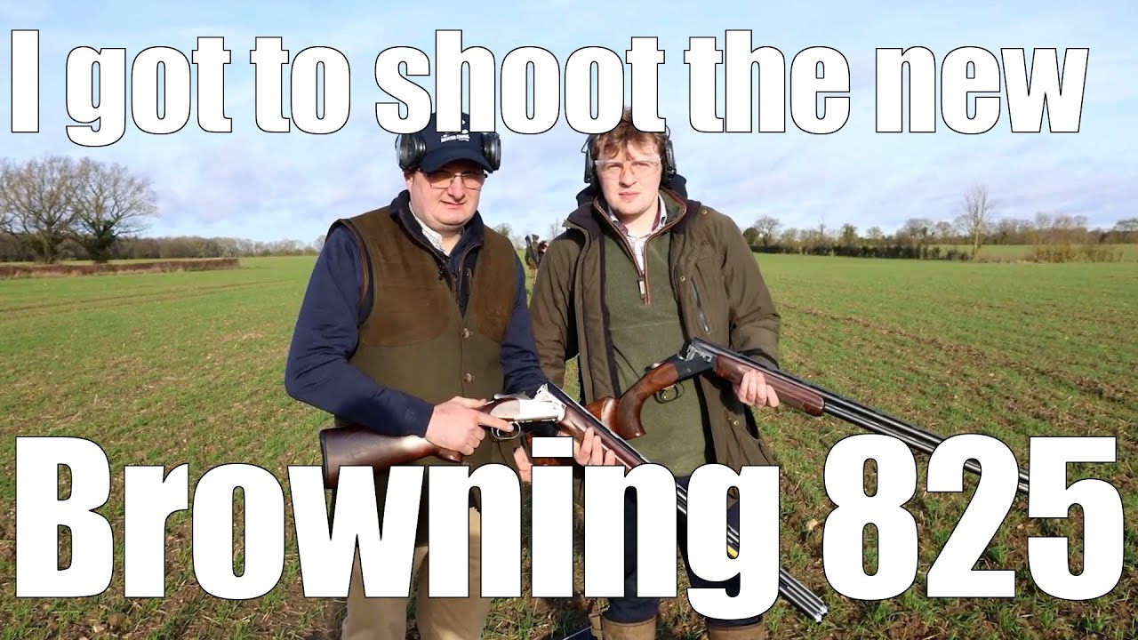 Я был первым, кто стрелял из нового Browning 825 в Великобритании.