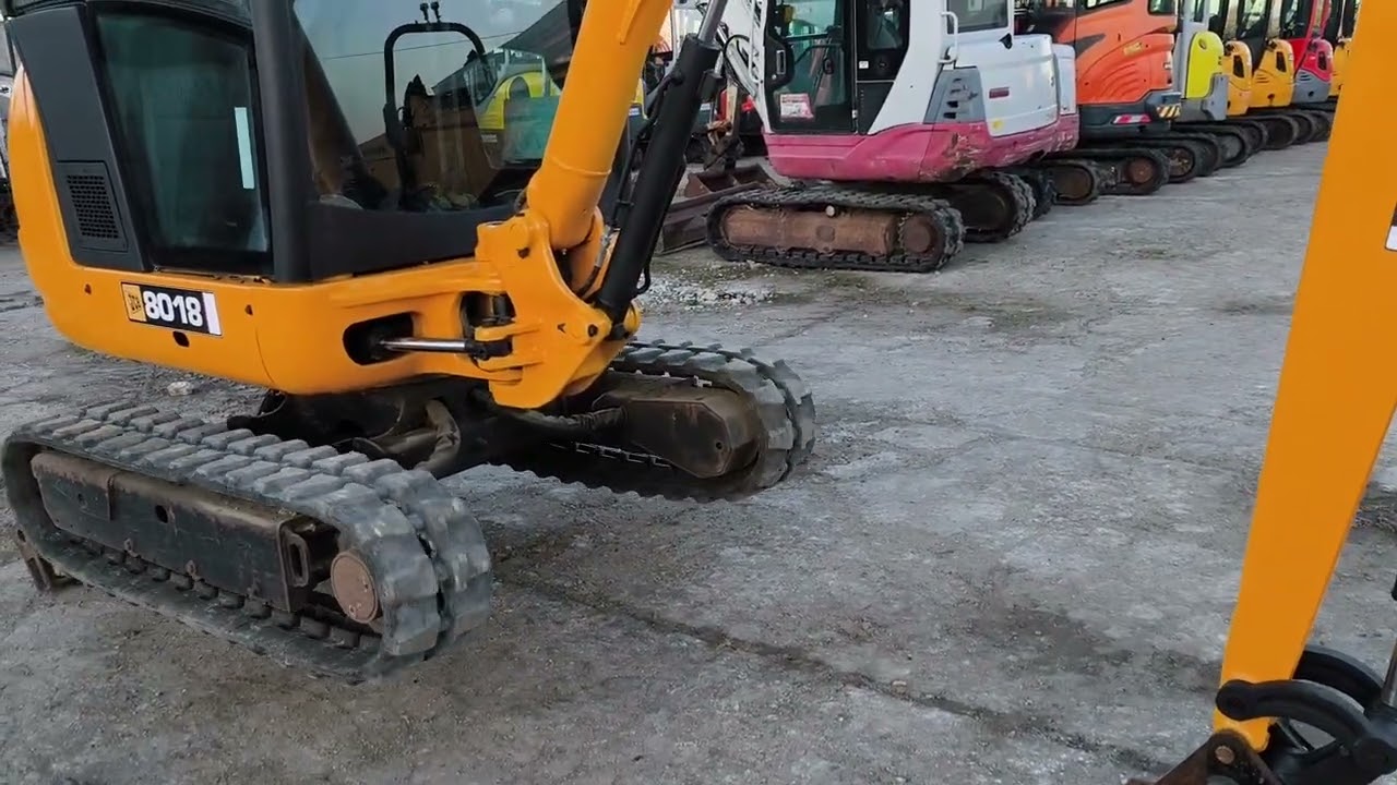 Mini koparka JCB 8018 ,2007 rok RAMIĘ LONG