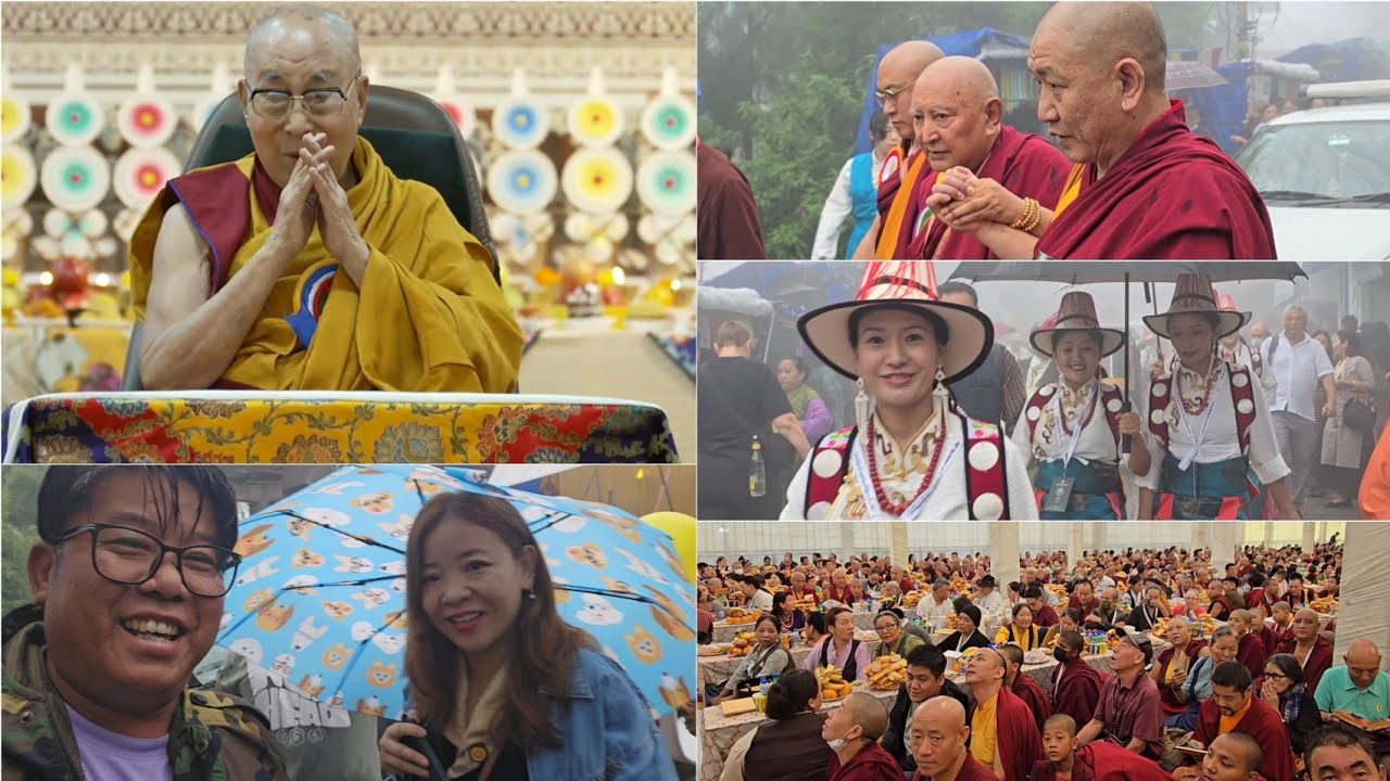 Tenshug Offerings to 14th Dalai Lama || Domey Association😍😍🙏🙏