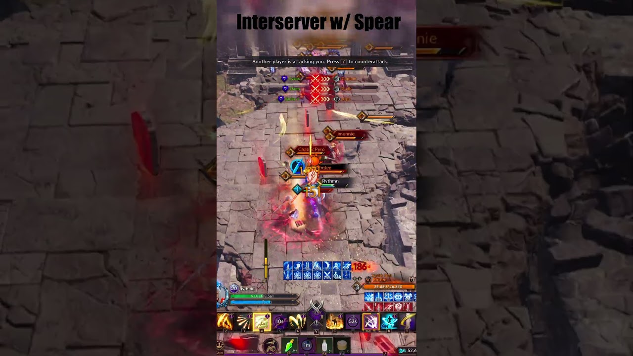 Interserver PvP with Spear #throneandliberty