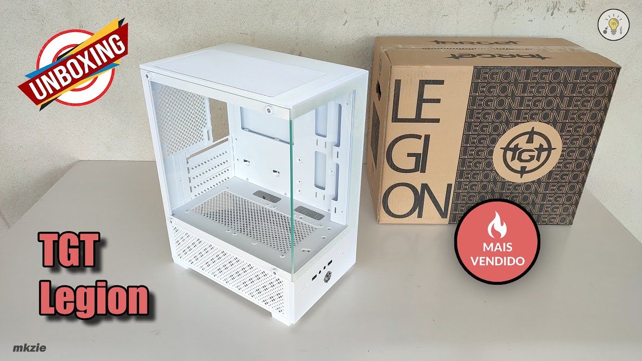 Unboxing GABINETE GAMER TGT LEGION bom e barato - O mais vendido