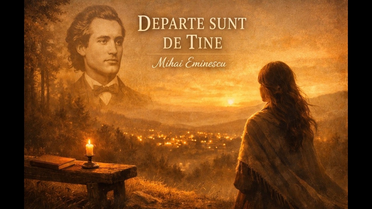 Departe sunt de tine – Mihai Eminescu | Poezie în melodie