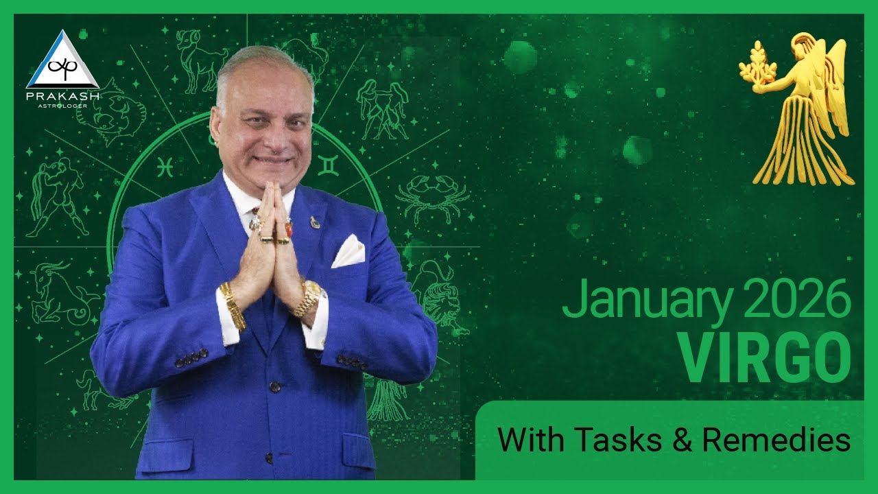 Virgo Monthly Horoscope for January 2026 with Remedies