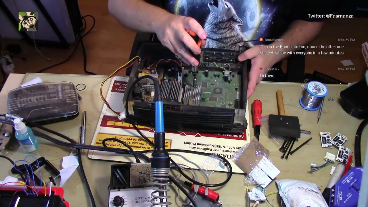 Archived stream: Fixing a Xbox 1.6 By modding it?