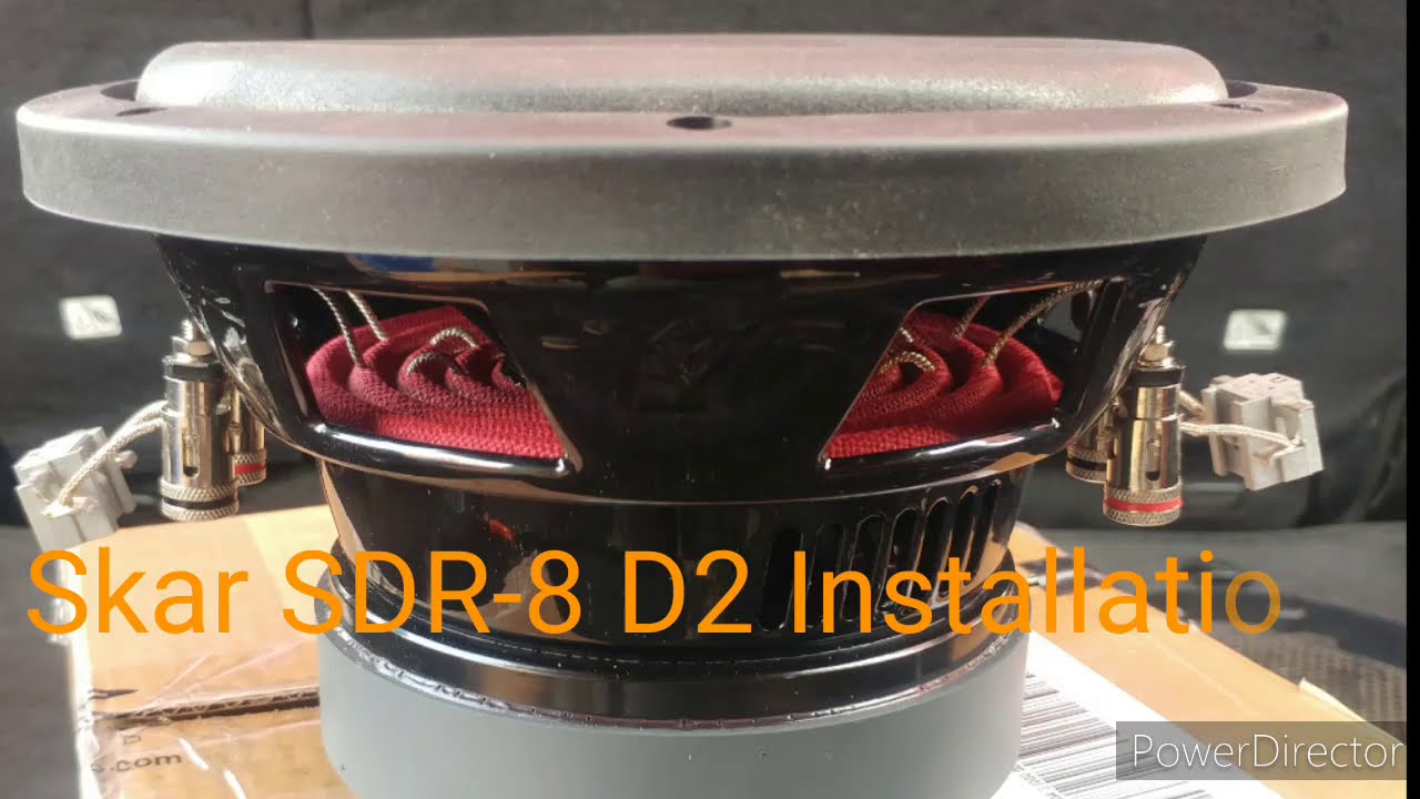 Install Skar SDR 8-D2 8 inch subwoofer in 2011 Jeep Wrangler JKU