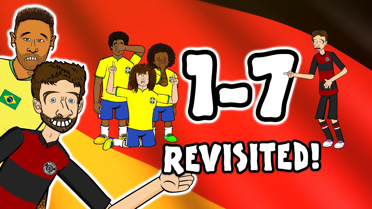 1-7! Brazil vs Germany - REVISITED😂 (World Cup 2014)