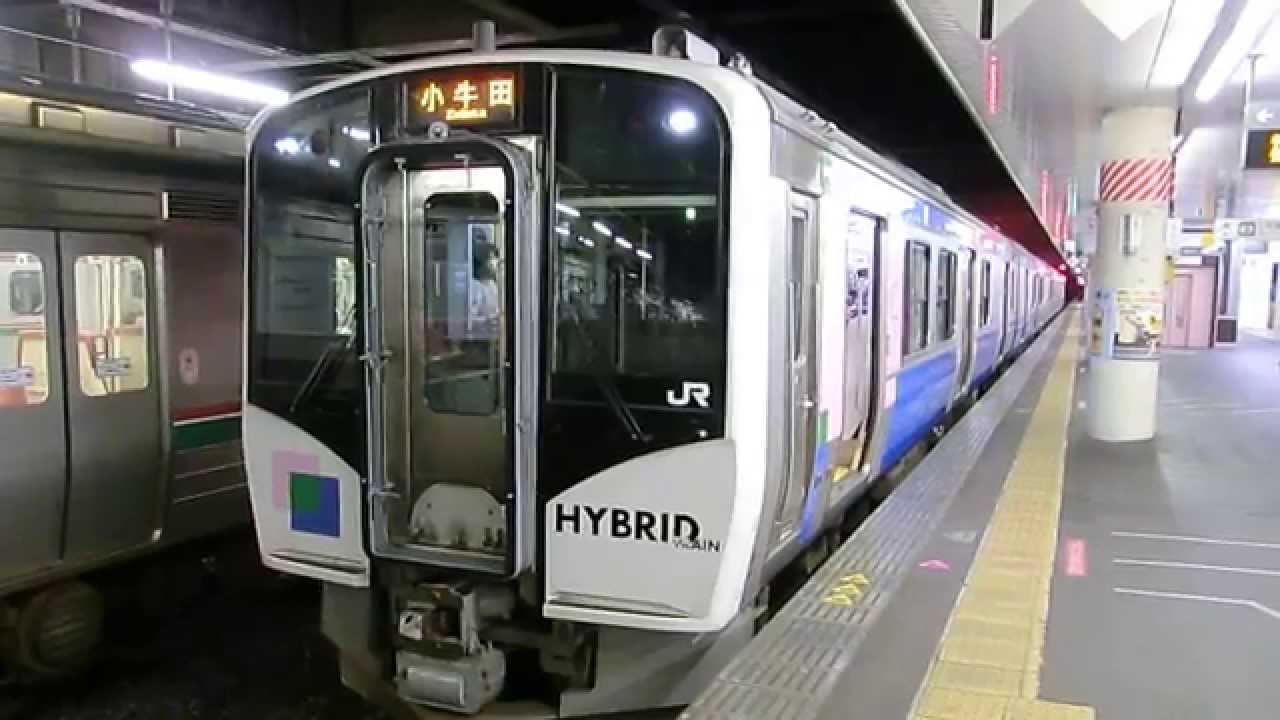 東北本線　HB-E210系　4両　普通小牛田行き（2575D) 仙台発車