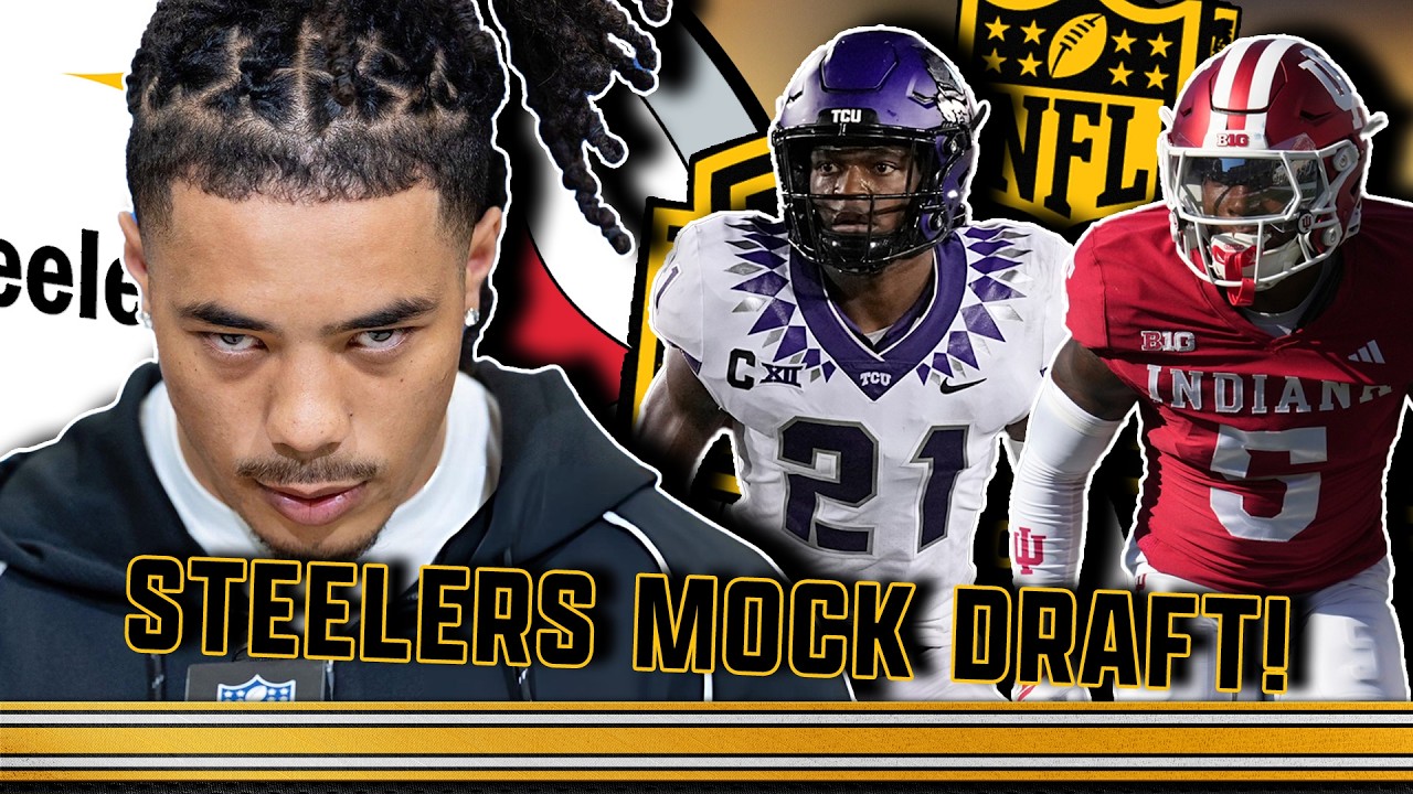 Steelers 2026 NFL Mock Draft Full 7 Rounds | TRADE UP FOR A RECEIVER #NFLDraft #SteelersNation