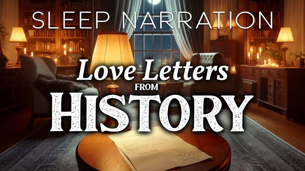 A Calming Bedtime Reading: Historic Love Letters with Soothing Rain