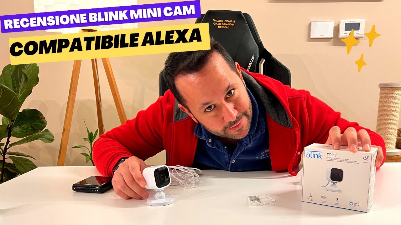 Recensione Blink Mini Camera Security Cam Economica (Non Orientabile da App)