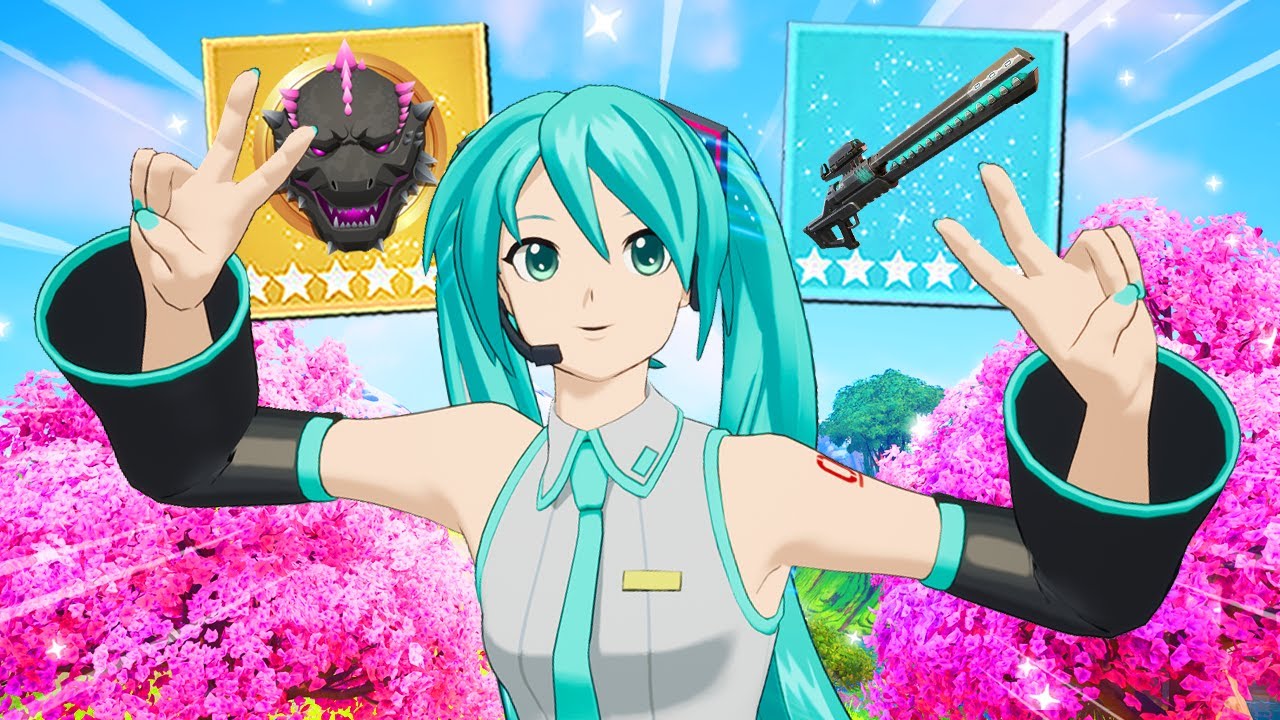 The *HATSUNE MIKU* Challenge in Fortnite