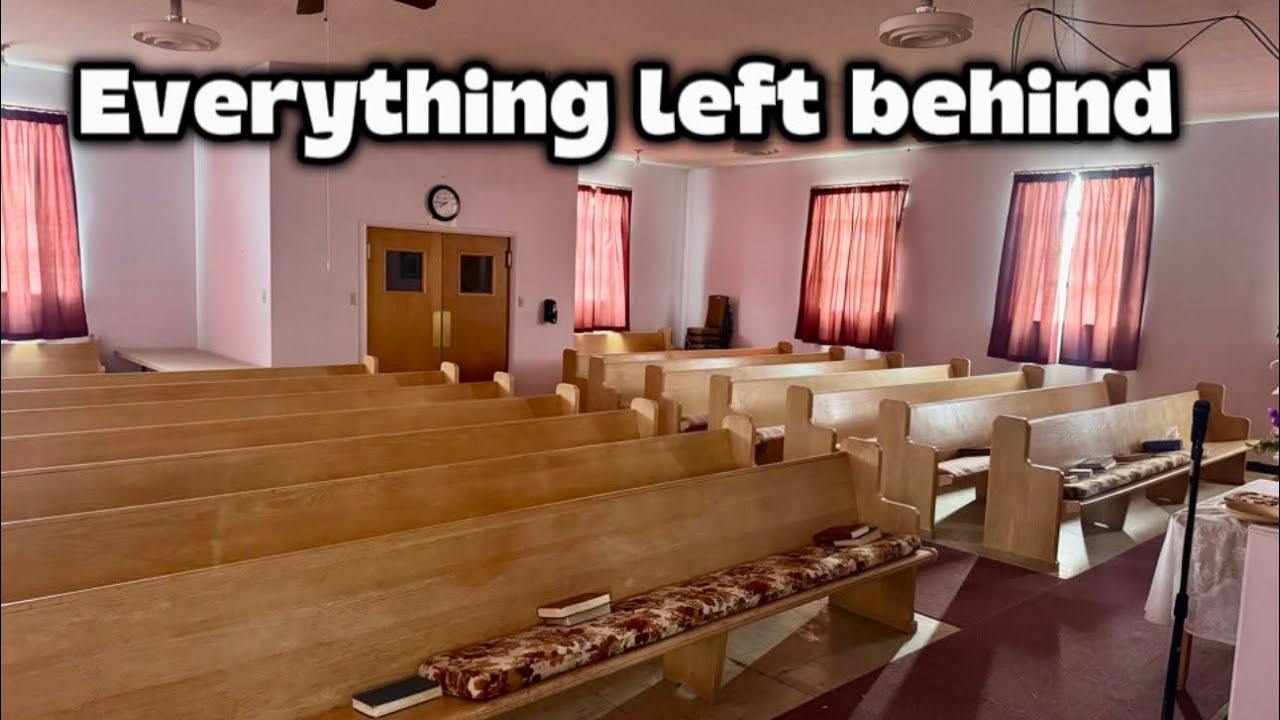 Abandoned church exploration