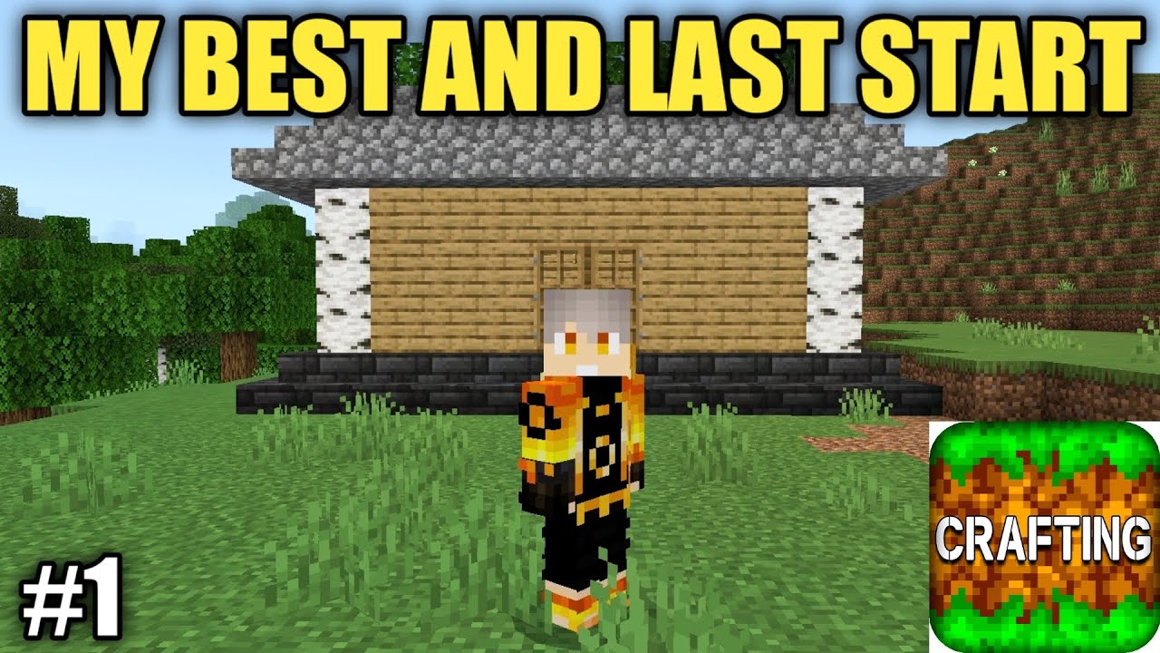 LETS BEGIN THIS JOURNEY LAST TIME CRAFTING AND BUILDING SURVIVAL SERIES #1 || HINDI ||