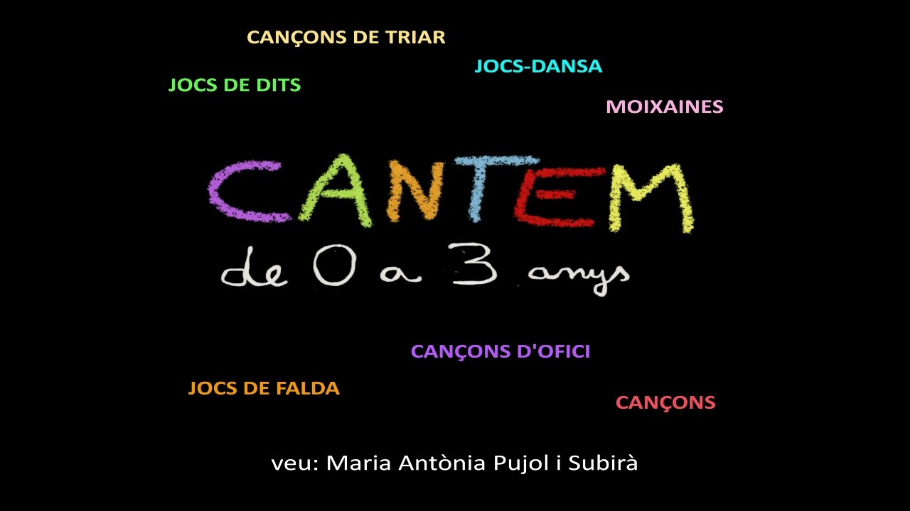 CANTEM DE 0 A 3 ANYS - CAN&Ccedil;ONS