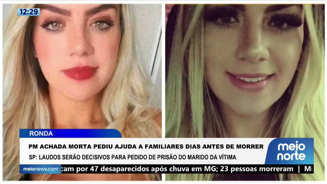 PM achada morta pediu ajuda a familiares dias antes de morre; veja! | Ronda