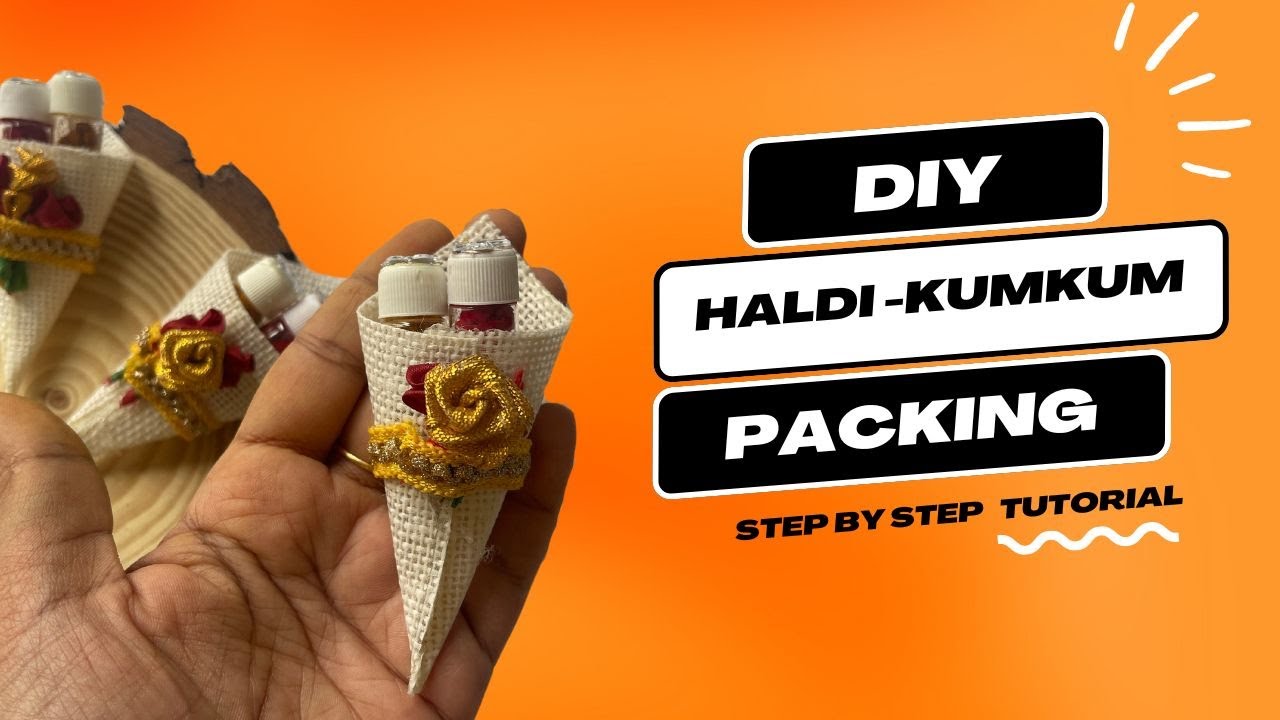 Haldi Kumkum Packing Ideas | Easy Step-by-Step Tutorial
