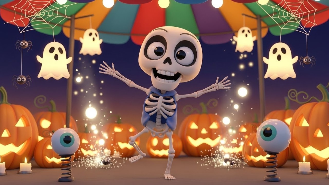 Танцующий скелет на ярмарке развлечений 💀🎡💃 | Мультфильм для детей и весёлые приключения
