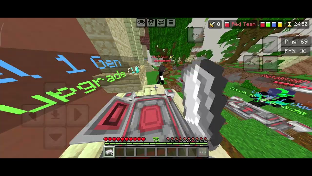 1 min 25 seconds Fastest speedrun in hive bedwars Squads 🤯