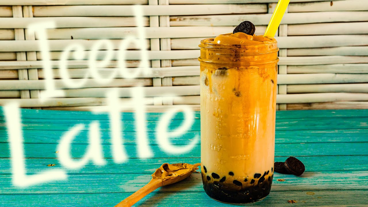 Bubble Tea und Tapiokaperlen selber machen - Boba Iced Latte