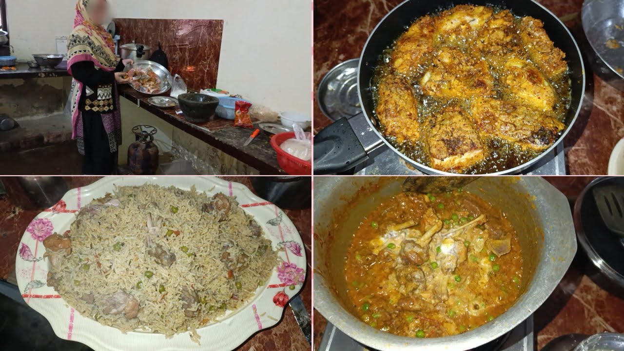 Ghar mein lgi ronaq | simple dawat menu| farwa Asghar vlogs 