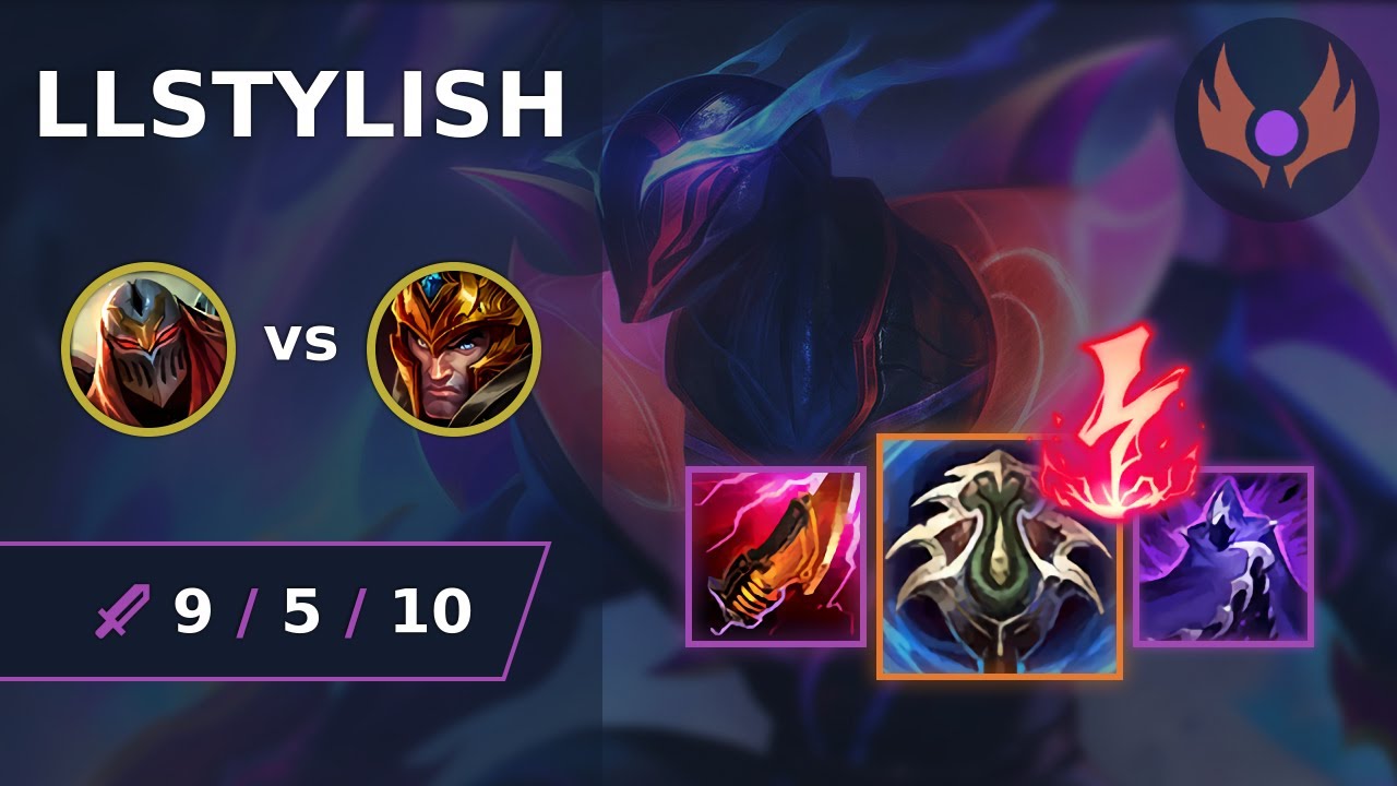 [ LLStylish ] Zed JUNGLE vs Jarvan IV | NA MASTER | LOL Season 2024