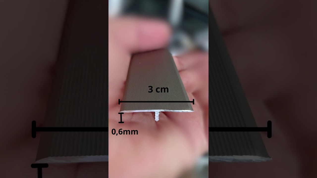 Perfil T piso laminado