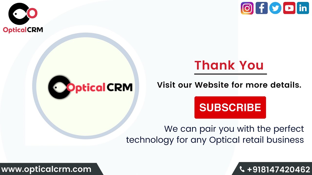 A new Age Technology for any Optical Retail Business
