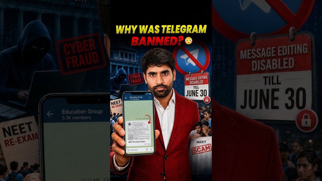 Telegram ను ఎందుకు ban చేశారో తెలుసా?#ismartshiva #shortsfeed #latest #shortvideo #telegram #viral