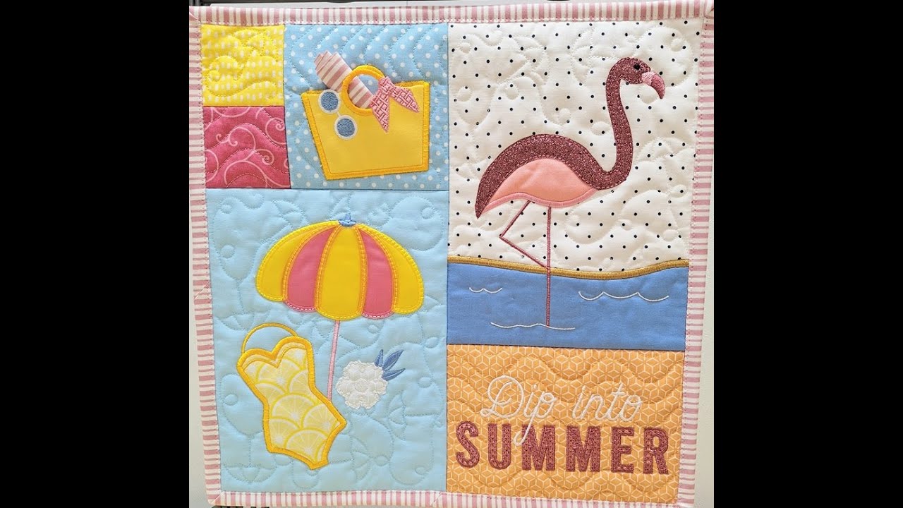 Kimberbell Mini Quilt August Part 3 July 1, 2024