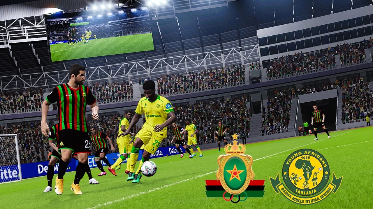 🔴AS FAR RABAT vs YANGA SC ⚽ CAF CHAMPIONS LEAGUE 25/26 GROUP STAGE⚽FOOTBALL GAMEPLAY HD PES 2026