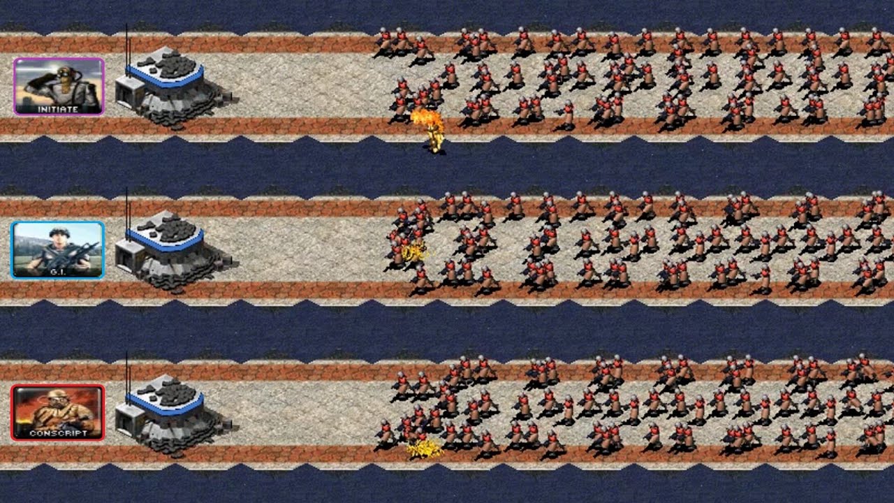 Infantry Bunker Battle - Red Alert 2