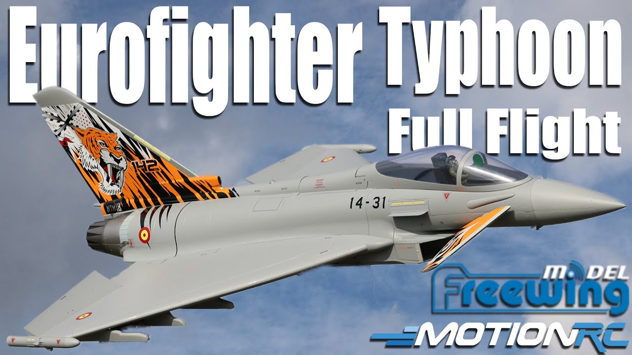 Freewing Eurofighter Typhoon 90mm EDF Flight By Our Air Product Manager Seth | Motion RC