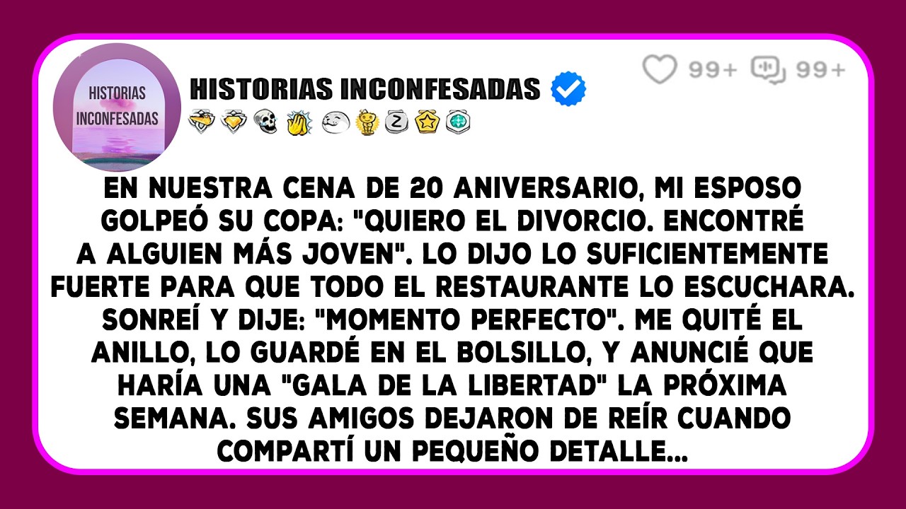 En Nuestra Cena De 20 Aniversario, Mi Esposo Golpeó Su Copa: 