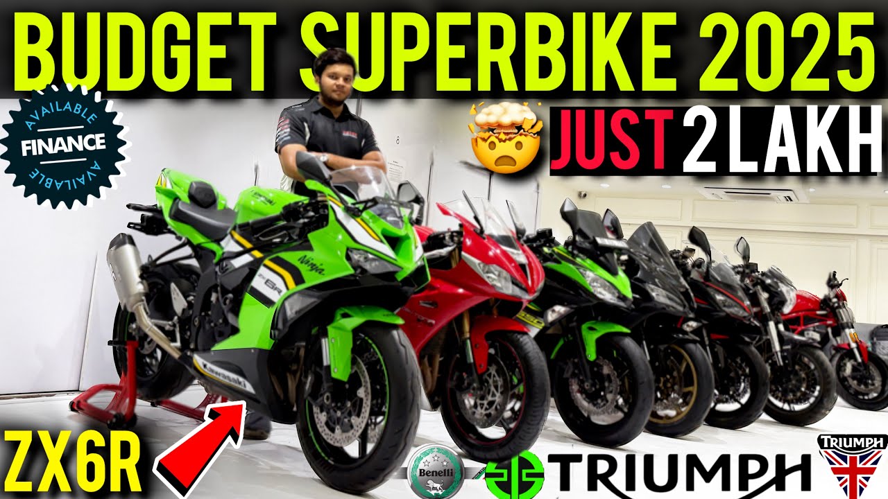 2025 l Superbike Super collection Super machines Delhi Triumph Daytona 675 l Ninja ZX6R Benelli 600i