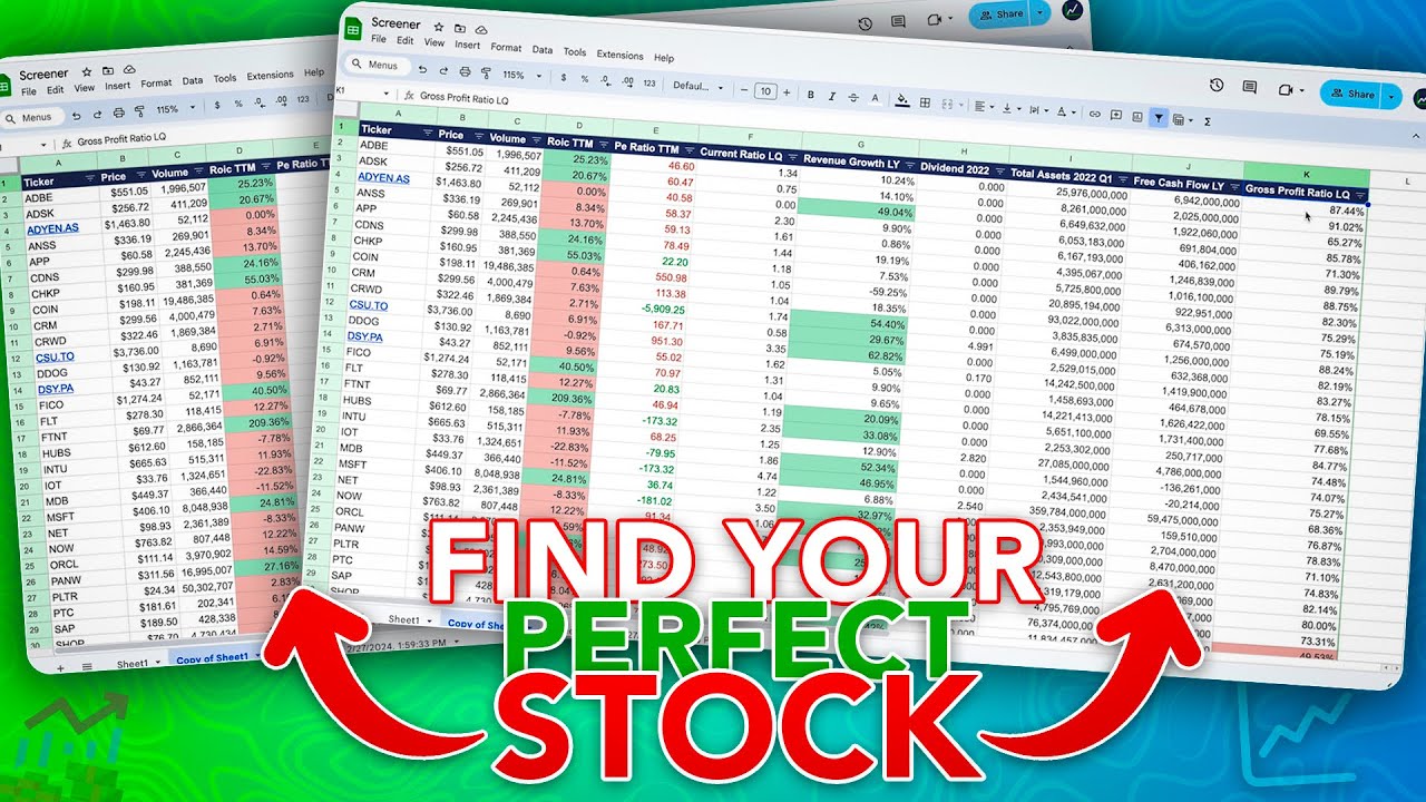 How To Build a Powerful Stock Screener in Google Sheets